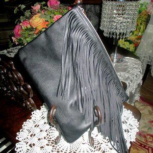 Bergdorf Goodman Fringe Clutch
